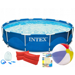 28210 Intex 7w1 366cmx 76cm nowy basen stelażowy