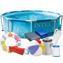 28208 Intex 12w1 basen 305x76cm stelaż pompa