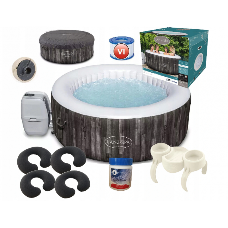 BESTWAY 60005 SPA JACUZZI 4OS. PODGRZEWACZ BAHAMAS